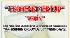 CEPHEYE MEKTUP ''AFRİN''