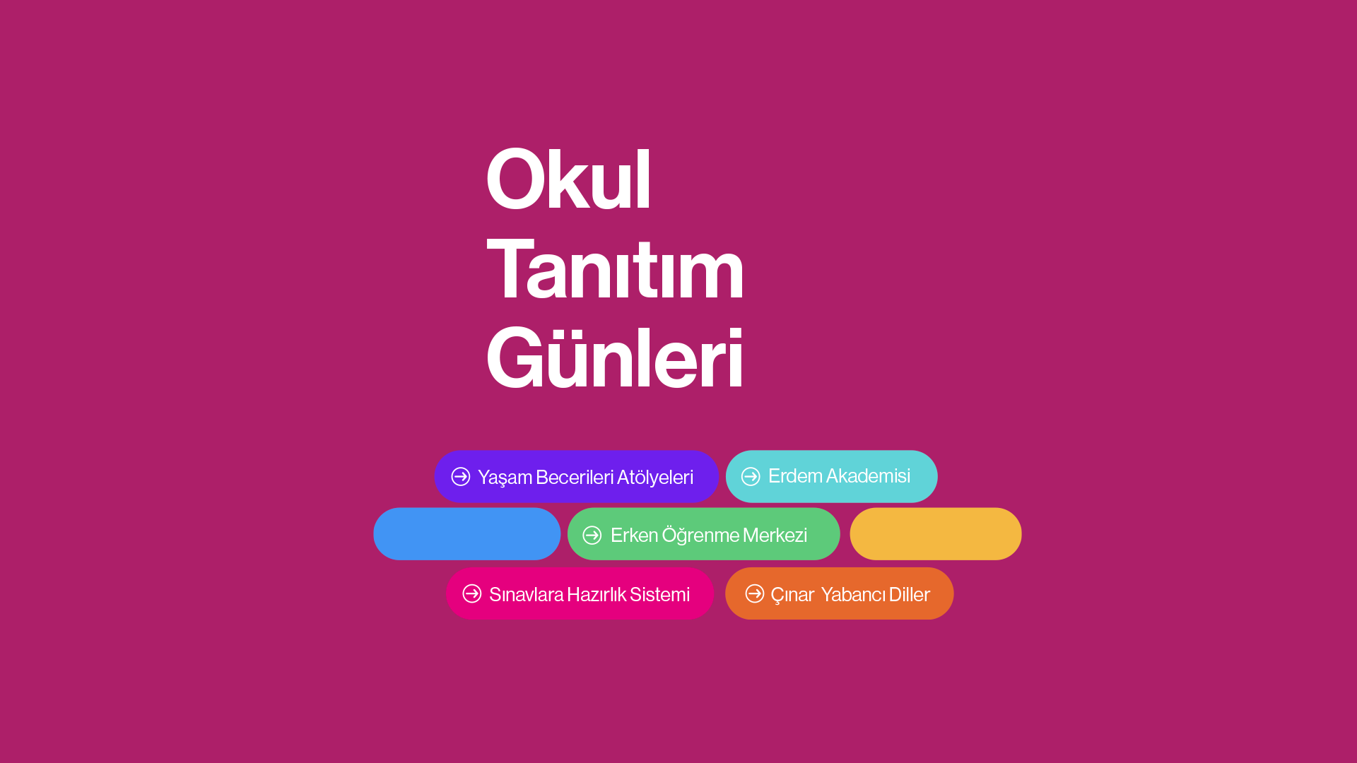 Çınar Koleji Tanitim Günleri