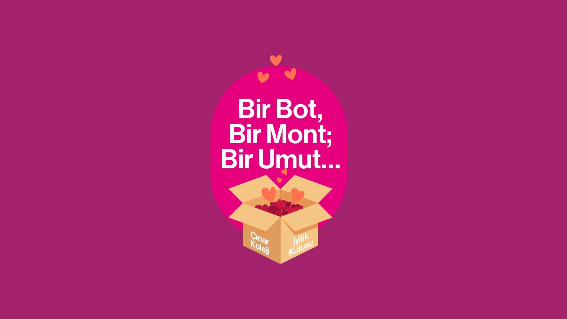Çınar Koleji’nde “Bir Bot Bir Mont” Yardım Kampanyası